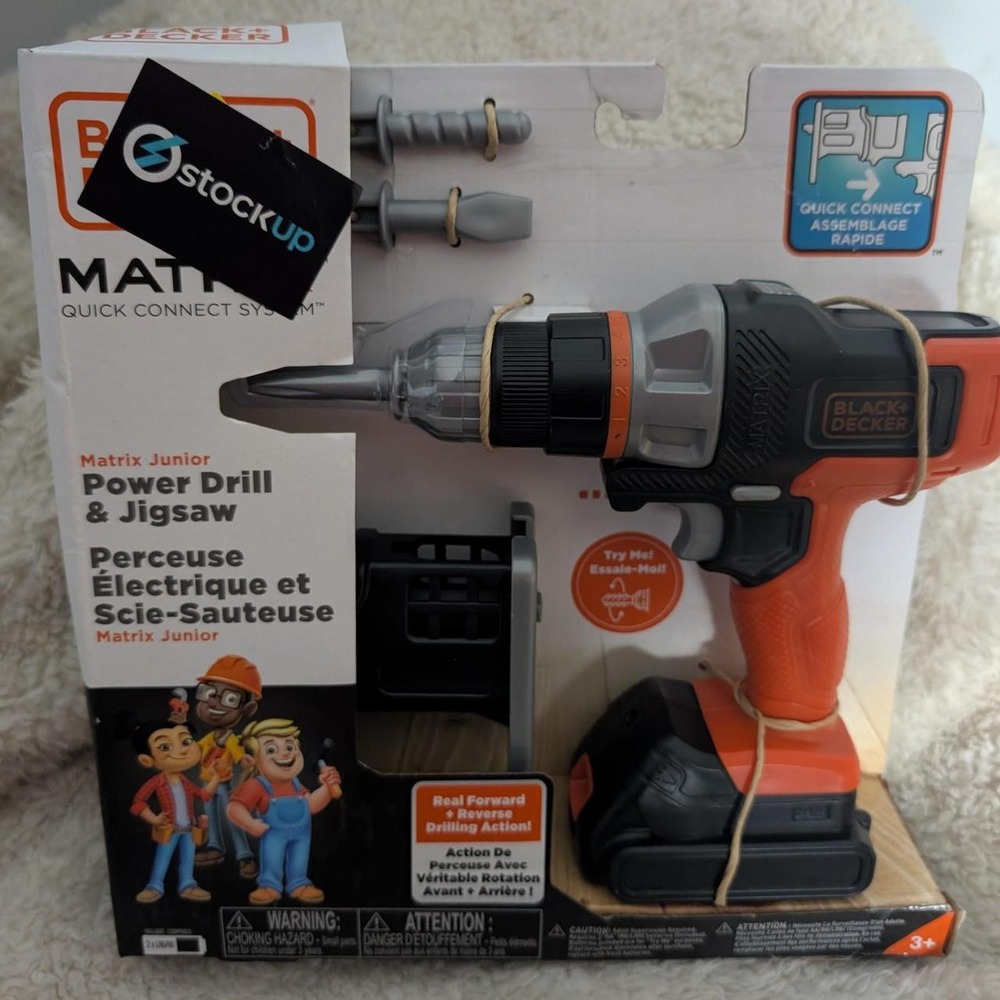 Black & orange Black & Decker drill and jigsaw set